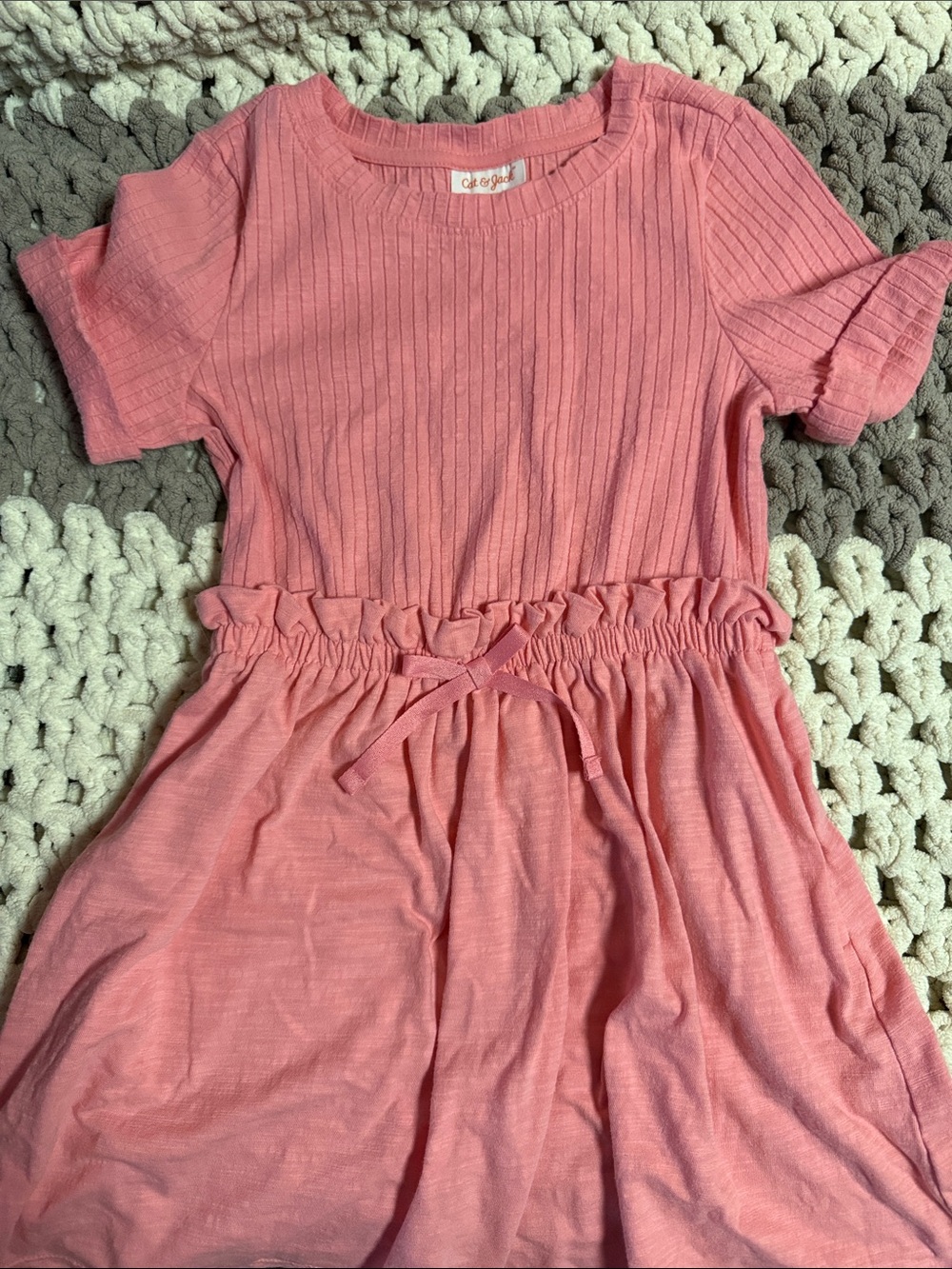 Cat & Jack Coral Pink casual Dress